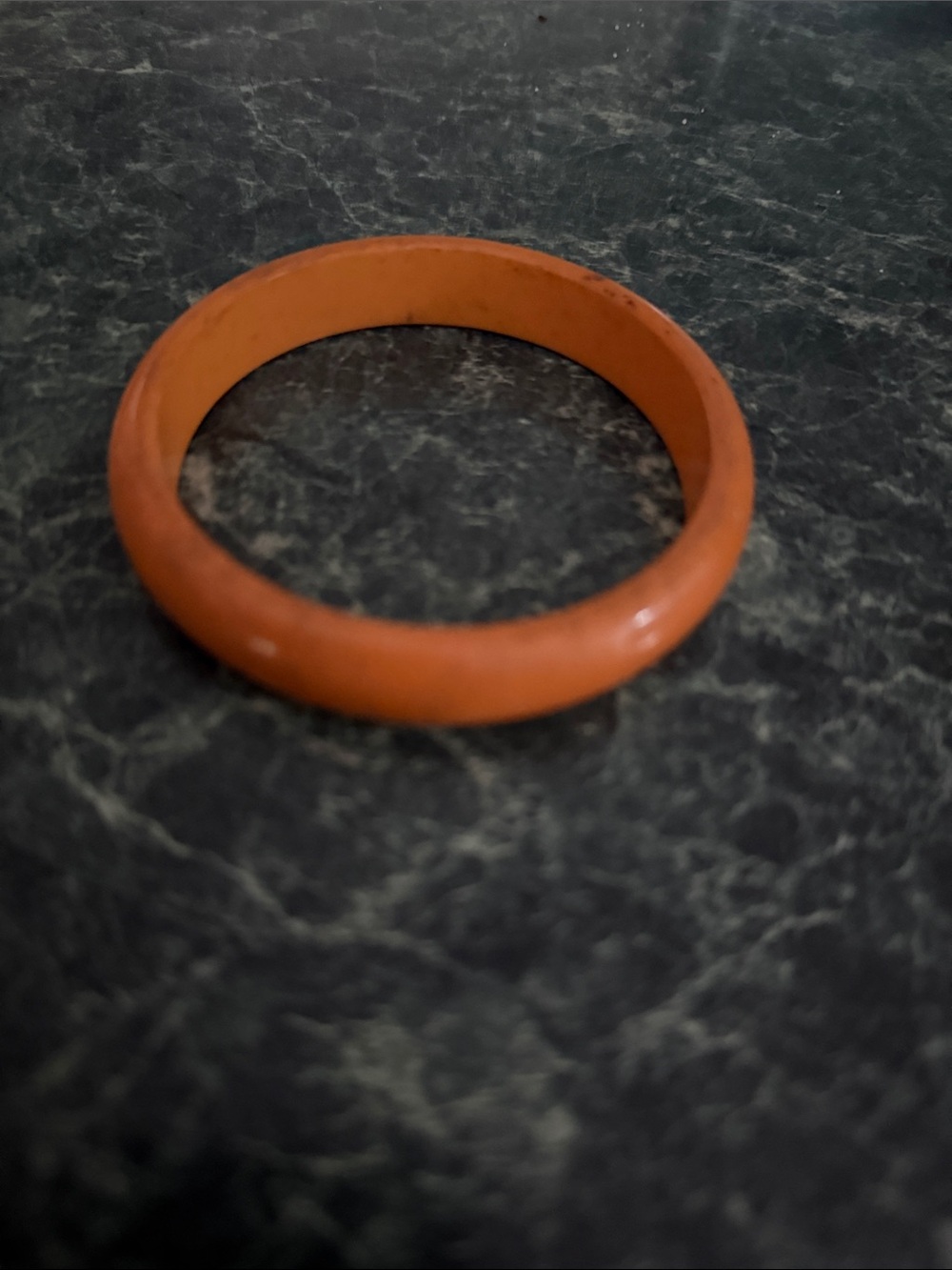 VTG 1940S 50S BUTTERSCOTCH BAKELITE BRACELET BANGLE 3/8 WIDE